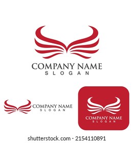 Walker-Falcon-Vogel-Logo-Vorlage Vektor