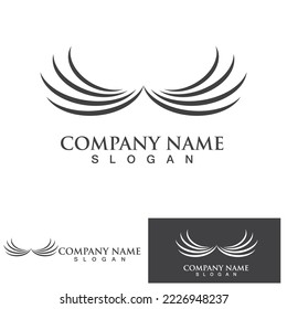 Wing falcon bird  Logo Template vector