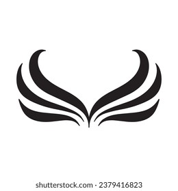 Wing falcon bird  Logo Template vector