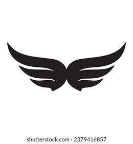 Vector de plantilla de logotipo de ave halcón ala