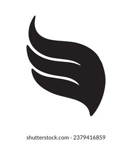 Wing falcon bird  Logo Template vector