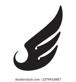 Walker-Falcon-Vogel-Logo-Vorlage Vektor