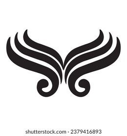 Wing falcon bird  Logo Template vector