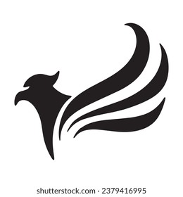 Wing falcon bird  Logo Template vector