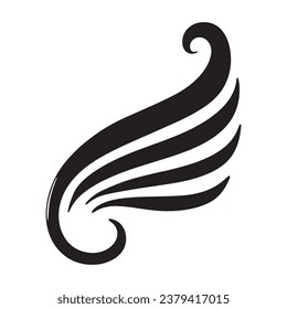Wing falcon bird  Logo Template vector