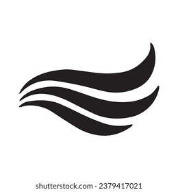 Wing falcon bird  Logo Template vector