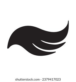 Wing falcon bird  Logo Template vector