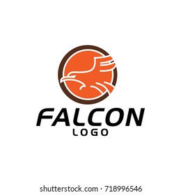 Wing Falcon Logo vector illustration design