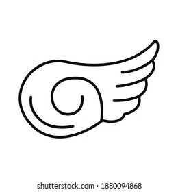 diseño de ilustraciones vectoriales con estilo de línea de pájaro