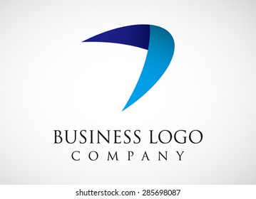 Símbolo de diseño de elemento de logotipo de negocio de vuelo de ala para empresa vectorial de plantilla