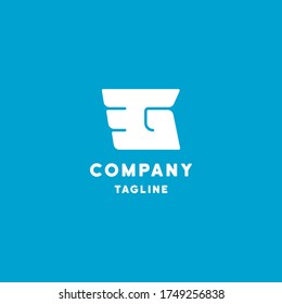 Logo-Design des Flügels G-Zeichen