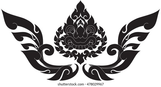 Wing Giant Pattern Background Texture Wallpaper Stock Vector (Royalty ...