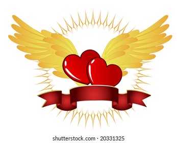 wing and heart