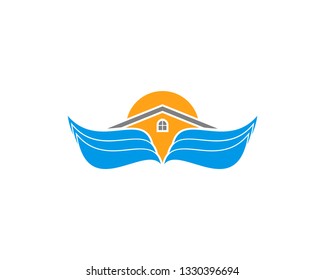 Wing House Vector Logo