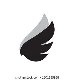Wing icon design template vector isolated illustration