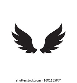 Wing icon design template vector isolated illustration