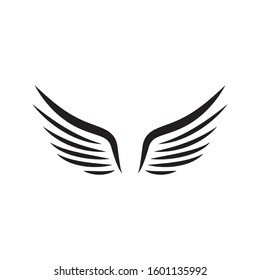Wing icon design template vector isolated illustration