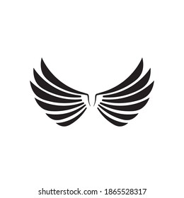 Wing icon design template vector isolated illustration