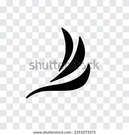 Wing icon. Eagle bird heraldic flying. Falcon phoenix hawk logo. Vector illustration.