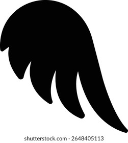 Wing icon wing logo designs. Various artistic bird, angel, bat, eagle, and minimalist wing vector isolated on transparent for branding, tattoos, emblems, or fantasy design projects.
