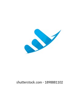 wing icon logo flying illustration