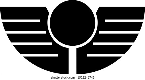 wing icon logo vector illustration