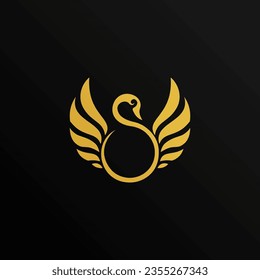 Wing icon logo vector template
