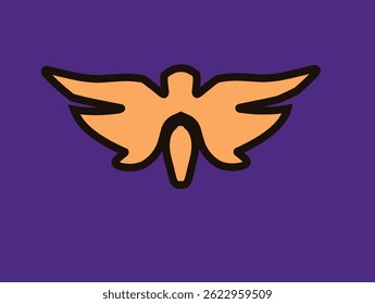 wing icon simbol logo design