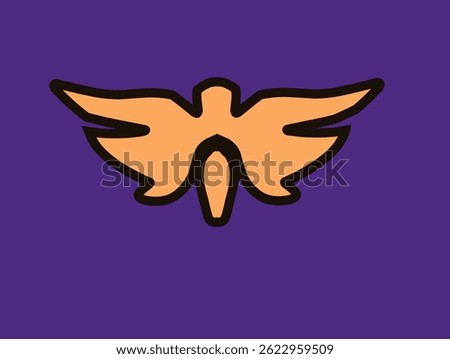 wing icon simbol logo design
