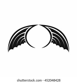 Wing icon in simple style isolated vector illustration