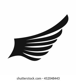 Wing icon in simple style isolated vector illustration