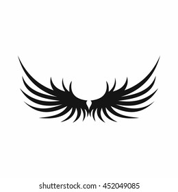Wing icon in simple style isolated vector illustration