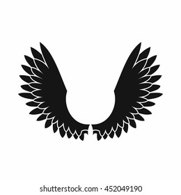 Wing icon in simple style isolated vector illustration