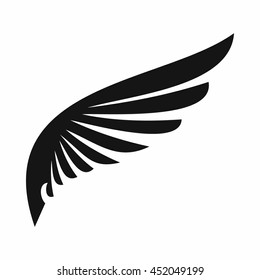 Wing Icon Simple Style Isolated Vector Stock Vector (Royalty Free ...