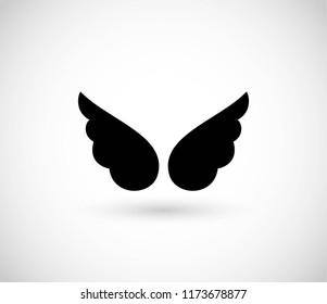 Wing icon vector