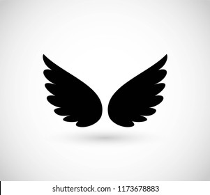 Wing icon vector
