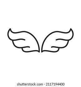 Plantilla De Diseño De Vector De Icono De Ala Ilustración Signo Y Símbolo