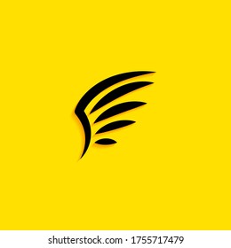 wing Icon. Vector illustration EPS 10.