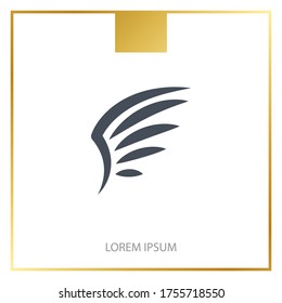 wing Icon. Vector illustration EPS 10.
