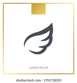 wing Icon. Vector illustration EPS 10.