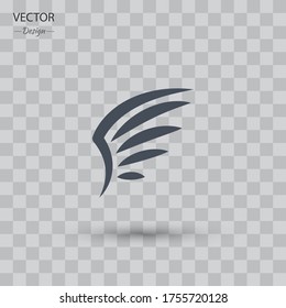 wing Icon. Vector illustration EPS 10.