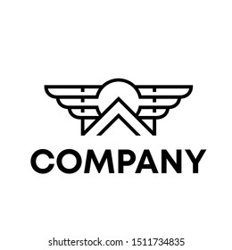 Wing icon vector illustration graphic design