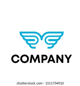 Wing icon vector illustration graphic design