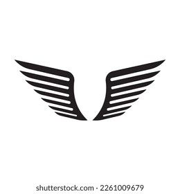 wing icon vector illustration logo design