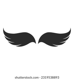 Wing illustration logo icon vector flat design