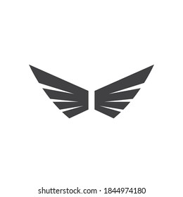 Wing illustration logo and symbol vector design