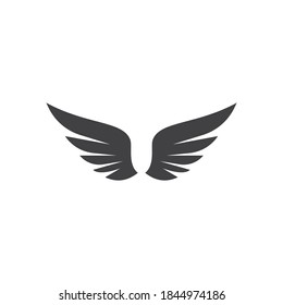 Wing illustration logo and symbol vector design