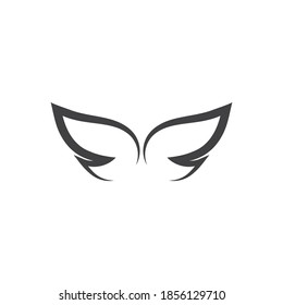 Wing illustration logo and symbol vector design