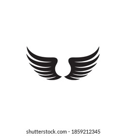 Logo und Vektordesign der Wingillustration