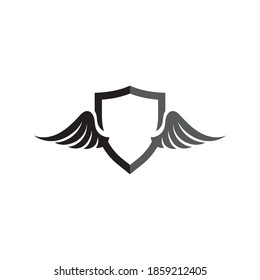 Wing illustration logo and symbol vector design